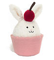 Jellycat Soft Toy - 14x10 cm - Dainty Dessert Bunny CupCake