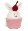 Jellycat Soft Toy - 14x10 cm - Dainty Dessert Bunny Cupcake