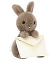 Jellycat Soft Toy - 19x12 cm - Messenger Bunny