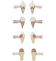 Mimi & Lula Hair Clips - 8-Pack - Mini Ice Cream By The Seaside