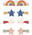 Mimi & Lula Haarspange - 8er-Pack - 3 cm - Mini Über die Rainbow