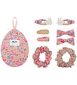 Mimi & Lula Geschenkset m. Haarschmuck - Osterei Pink