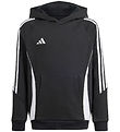 adidas Performance Sweat  Capuche - Tiro24 SWHOODY - Noir/Blanc