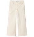 Name It Pantalon - NkfRose Wide Twill - Tourterelle