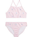 Polo Ralph Lauren Bikini - Roze/Wit Geruit m. Logo's