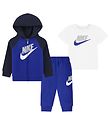 Nike Sweat Set - Cardigan/Sweatpants/T-shirt - Game Royal