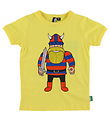 Danefæ T-shirt - Danerainbow - Bright Yellow Erik Your Friend