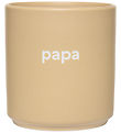 Design Letters Mugg - VIP-favorit - Pappa - Beige