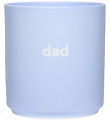 Design Letters Mugg - VIP-favorit - Pappa - Blå