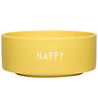 Design Letters Schüssel - Snack - Happy - Gelb