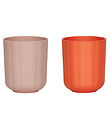OYOY Becher - 2er-Pack - Pullover - Rose/Apricot