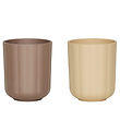 OYOY Cups - 2-Pack - Pullover - Taupe/Vanilla