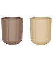 OYOY Becher - 2er-Pack - Pullover - Taupe/Vanilla