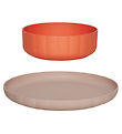 OYOY Assiette & Bol - Pull - Rose/Apricot