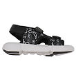 Calvin Klein Sandalar - Svart M. All-Over Lógó