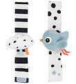 Done by Deer Wrist Rattle Set - 2-Pack - Happy Clouds - Blue