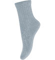 MP Socks - Rib - Dusty Blue
