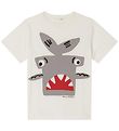Stella McCartney Kids T-Shirt - Blanc av. Requin