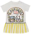 Stella McCartney Kids Klnning - Vit/Gul m. Lemonad