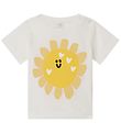 Stella McCartney Kids Stuttermabolur - Hvítt/Gult M. Sun