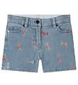 Stella McCartney Kids Denimshorts - Celeste w. Bows