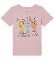 Stella McCartney Kids T-Shirt - Roze m. Drankjes