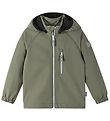 Reima Softshell Jacket w. Fleece Lining - Vantti - Greyish Green