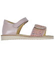 Angulus Sandals - Pale Rose/Rose Glitter