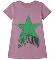 Stella McCartney Kids Dress - Purple/Green w. Rhinestone/Fringes