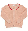 Copenhagen Colors Cardigan - Knitted - Dusty Rose/Red Comb.