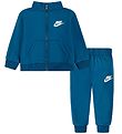 Nike Trainingsanzug - Cardigan/Hosen - Gericht Blue