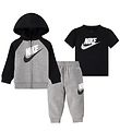 Nike Sweatset - Cardigan/Sweatpants/T-shirt - Kol Heather