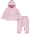 Nike Set - Quilted - Trousers/Cardigan - Pink Foam