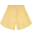 Mads Nørgaard Shorts - Sacky - White Alyssum/Lemon Zest