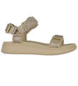 Woden Sandals - Line Glitter - Coffee Cream