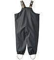 Wheat Rain Pants w. Suspenders - PU - Charlo - Ink