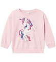 Name It Sweat-shirt- NmfVisus - Parfait Pink/Unicorn