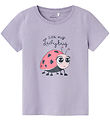 Name It T-shirt - NmfVeen - Heirloom Lilac/Ladybug