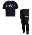 Jordan Set - T-shirt/Leggings - Hållbar - Svart