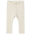 Lil´Atelier Leggings - Rib - NmfGago - Noos - TurtleDove Heart