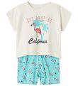 Name It Pyjamas - Flamingo - Pool Blue