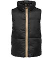 Kids Only Gewatteerd Vest - KogNewRicky - Zwart/Beige