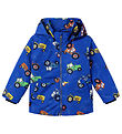 Name It Lightweight Jacket - NmmMax - Nautical Blue w. Tractors