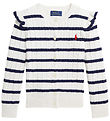 Polo Ralph Lauren Cardigan - Strick - Deckwash White/Newport Nav