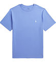 Polo Ralph Lauren T-shirt - Harbour Island Blue m. Vit