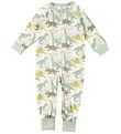 Joha Nightsuit - Off White/Dusty Green w. Dino