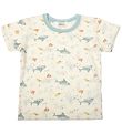 Joha T-Shirt - Wol - Mat Blauw m. Vis