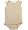 Joha Romper mouwloos - Rib - Beige