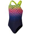 Speedo Swimsuit - Digital Placement Powerback - Black/Pink