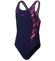 Speedo Swimsuit - Hyperboom SPlice Muscleback - Navy/Pink